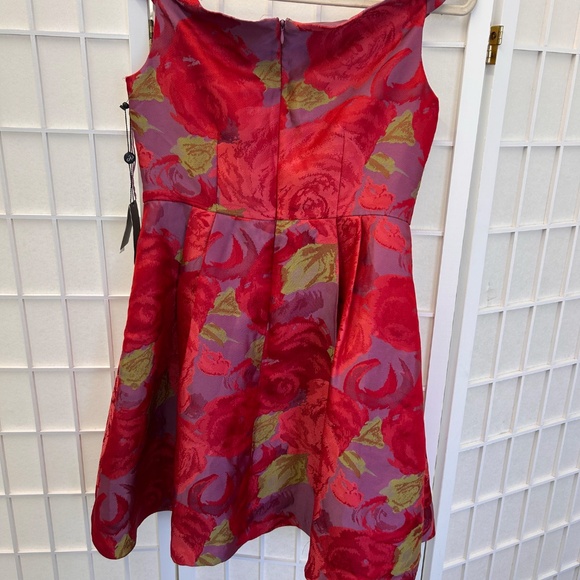 Adrianna Papell strapless floral dress - Picture 2 of 2
